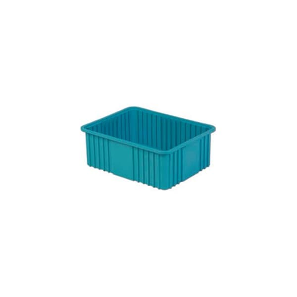 LEWISBins Divider Box NDC3080 22-3/8 x 17-3/8 x 8, Light Blue, PK4